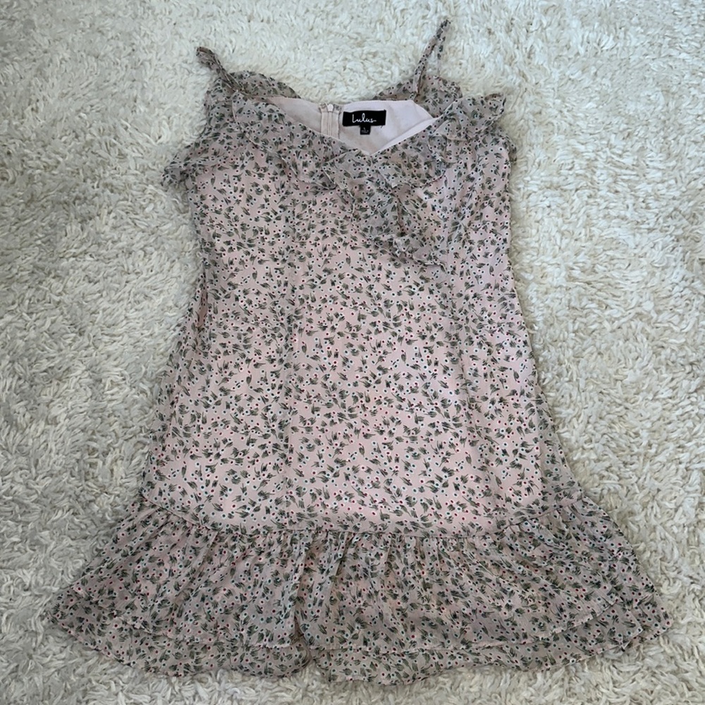 Brand: Lulus, Size: L worn once, dress, pink